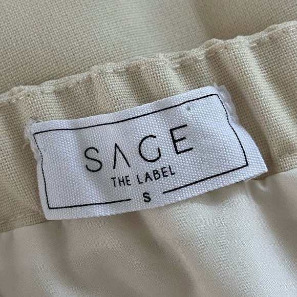 NWT SAGE THE LABEL | Old Money Chic Vagabond Tube Mini Dress in Cream | Size S - Picture 8 of 11